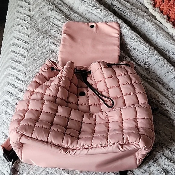 FP Movement by Free People Pink Quilted Backpack - Picture 2 of 7
